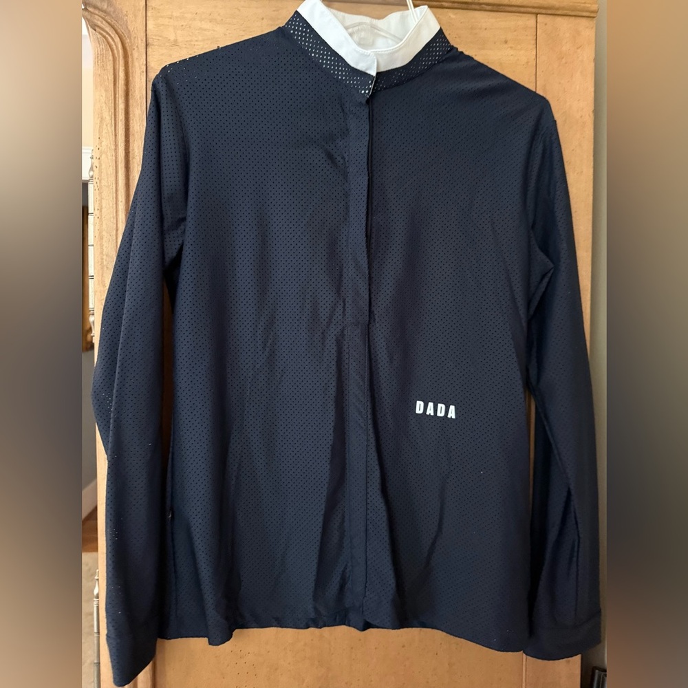 DADA Sport Helios Long Sleeve Equestrian Show Shirt - Women's XL - Navy